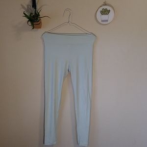 Pastel green leggings
